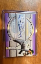 2022 Topps Definitive Collection Legendary Autographs Dennis Eckersley #LAC-DE card