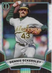 2022 Topps Tribute Base Set Dennis Eckersley #31 card