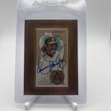 2023 Topps Allen & Ginter Framed Mini Autographs Dennis Eckersley #MA-DE card