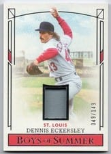 2024 Panini Boys of Summer Pastime Materials Dennis Eckersley #PM-DE card