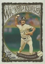 2025 Topps Allen & Ginter Wicked Curves Dennis Eckersley #WC-20 card