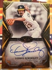2025 Topps Tier One Talent Autographs Dennis Eckersley #TOTA-DE card