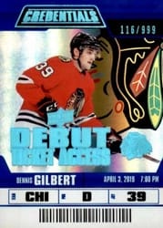 2019-20 Upper Deck Credentials Base Set Dennis Gilbert #58 card