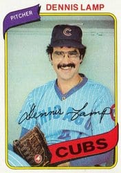 1980 Topps Base Set Dennis Lamp #54 card