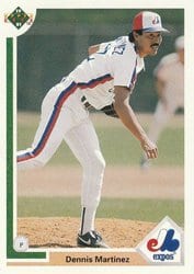 1991 Upper Deck Base Set Dennis Martinez #385 card