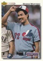 1992 Upper Deck Base Set Dennis Martinez #365 card