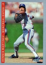 1993 Fleer Base Set Dennis Martinez #462 card