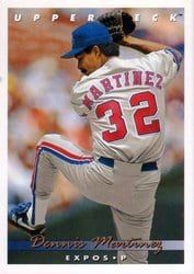 1993 Upper Deck Base Set Dennis Martinez #232 card