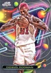 2023-24 Topps Chrome Cosmic Base Set Dennis Rodman #22 card