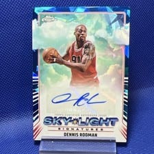 2024-25 Topps Chrome Sky-Light Signatures Dennis Rodman #SLS-DRO card