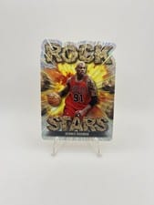 2025-26 Topps Chrome Rock Stars Dennis Rodman #RS-12 card