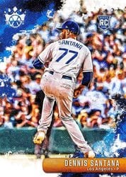 2019 Panini Diamond Kings Base Set Dennis Santana #119 card