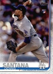 2019 Topps Base Set Dennis Santana #95 card
