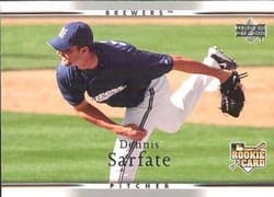 2007 Upper Deck Base Set Dennis Sarfate #25 card