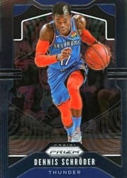 2019-20 Panini Prizm Base Set Dennis Schroder #186 card