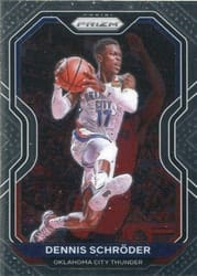 2020-21 Panini Prizm Base Set Dennis Schroder #128 card