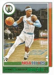 2021-22 Hoops Winter Base Set Dennis Schroder #156 card