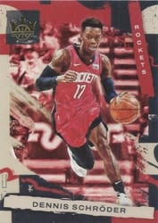 2021-22 Panini Court Kings Base Set Dennis Schroder #61 card