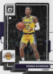 2022-23 Donruss Optic Base Set Dennis Schroder #111 card