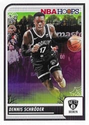 2023-24 Hoops Haunted Hoops Base Set Dennis Schroder #153 card