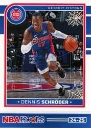 2024-25 Haunted Hoops Base Haunted Hoops Dennis Schroder #31 card