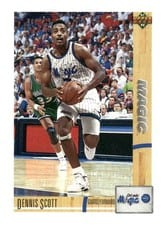 1991-92 Upper Deck Base Set Dennis Scott #257 card