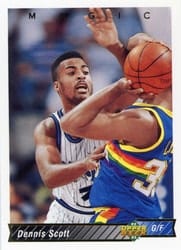 1992-93 Upper Deck Base Set Dennis Scott #141 card