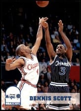 1993-94 Hoops Base Set Dennis Scott #157 card
