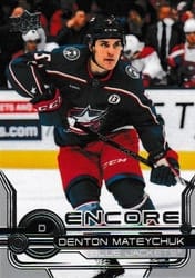 2024-25 Upper Deck Encore Denton Mateychuk #E-18 card