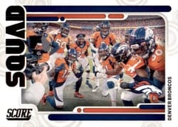 2022 Score Squad Denver Broncos #S2 card
