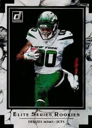2020 Donruss Elite Series Rookies Denzel Mims #ESR-DM card