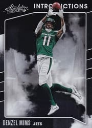 2020 Panini Absolute Introductions Denzel Mims #5 card
