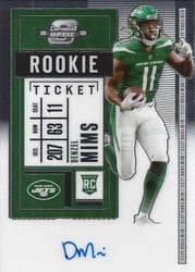 2020 Panini Contenders Optic Base Set Denzel Mims #125 card