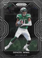 2020 Panini Prizm Base Set Denzel Mims #355 card