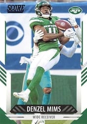 2021 Score Base Set Denzel Mims #48 card