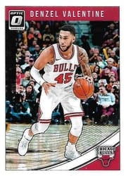 2018-19 Donruss Optic Base Set Denzel Valentine #78 card
