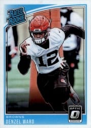 2018 Donruss Optic Base Set Denzel Ward #198 card