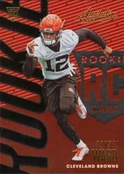 2018 Panini Absolute Base Set Denzel Ward #126 card