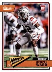2018 Panini Classics Base Set Denzel Ward #202 card