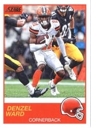 2019 Score Base Set Denzel Ward #108 card