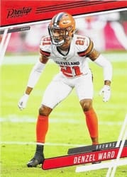 2020 Panini Prestige Base Set Denzel Ward #38 card