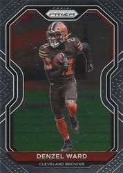2020 Panini Prizm Base Set Denzel Ward #63 card