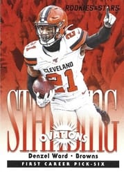 2020 Panini Rookies & Stars Standing Ovation Denzel Ward #SO-17 card