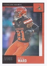 2020 Score Base Set Denzel Ward #70 card
