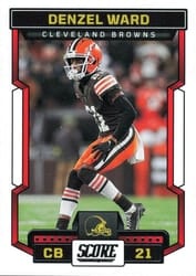 2023 Score Base Set Denzel Ward #212 card