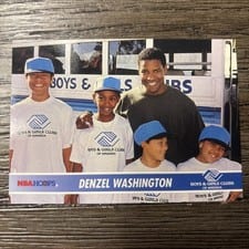 1994-95 Hoops Base Set Denzel Washington #297 card