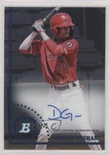 2022 Bowman Heritage Chrome Prospect Autographs Denzer Guzman #CPA-DG card