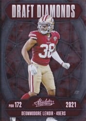 2025 Panini Absolute Draft Diamonds Deommodore Lenoir #DD-DLR card