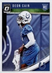 2018 Donruss Optic Base Set Deon Cain #127 card