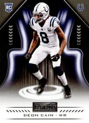 2018 Panini Playbook Base Set Deon Cain #133 card